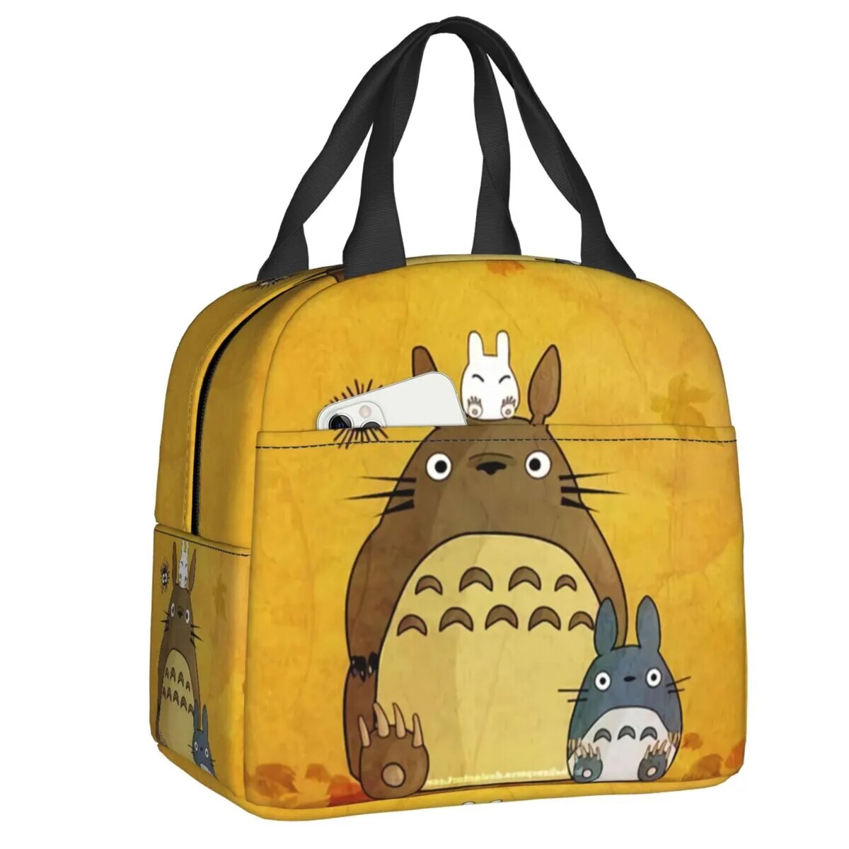 Anime My Neighbor Totoro Insulated Lunch Bag Resuable Cooler Thermal Studio Ghibli Lunch Box For Women - Ghibli Plush