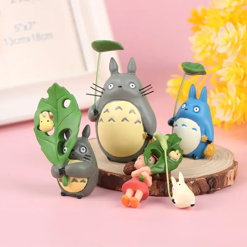 Anime Totoro Action Figure Toy Ghibli My Neighbor Totoro PVC Collection Model Doll Kid Toy Gift - Ghibli Plush