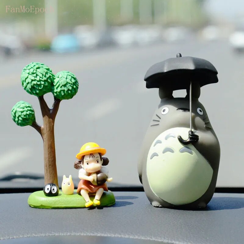 Anime Mein Nachbar Totoro Action Figure Auto Lufterfrischer Cartoon Nette  Anime Puppen Auto Zubehör Innen Air